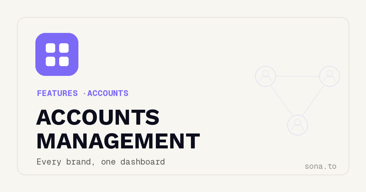Accounts Management: Every Brand and Client From One Dashboard