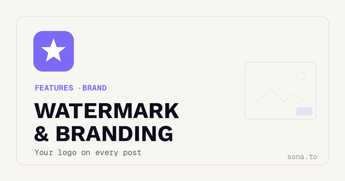 Watermark and Branding: Put Your Logo on Every Post